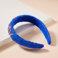 Game Day Seed Beaded Headband
