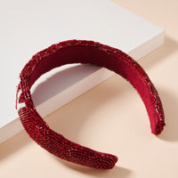 Game Day Seed Beaded Headband
