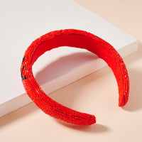 Game Day Seed Beaded Headband