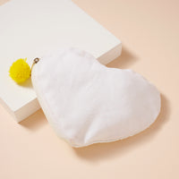 Heart Shaped Beaded Coin Pouch