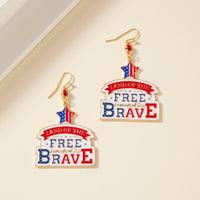 Land Of The Free Dangling Earrings