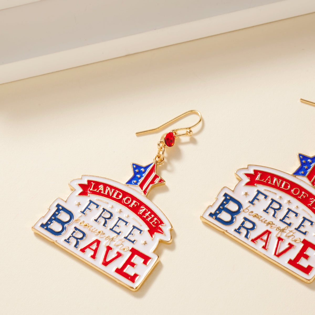 Land Of The Free Dangling Earrings