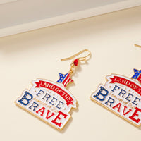 Land Of The Free Dangling Earrings