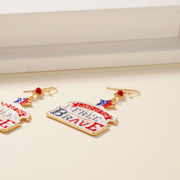Land Of The Free Dangling Earrings