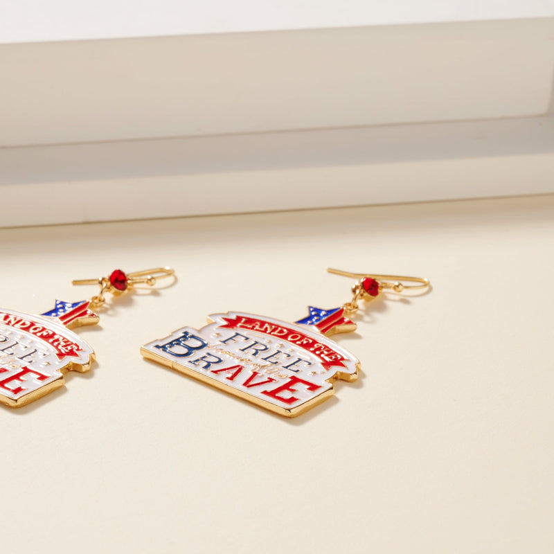 Land Of The Free Dangling Earrings