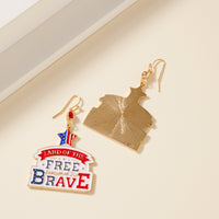 Land Of The Free Dangling Earrings
