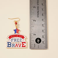 Land Of The Free Dangling Earrings