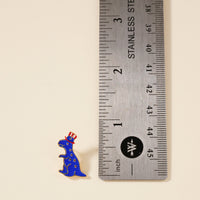 America T-Rex Enamel Stud Earrings