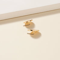 USA Doughnut Enamel Stud Earrings