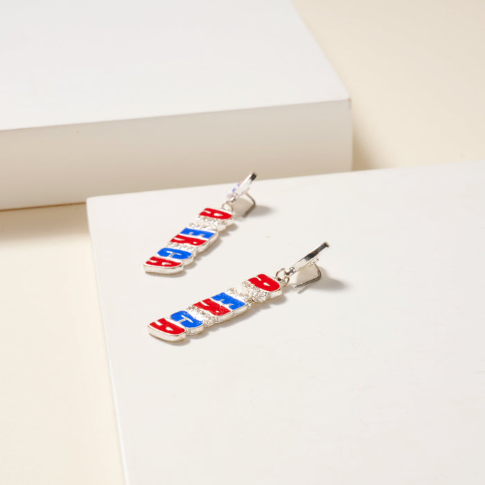 America Dangling Earrings