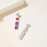 America Dangling Earrings