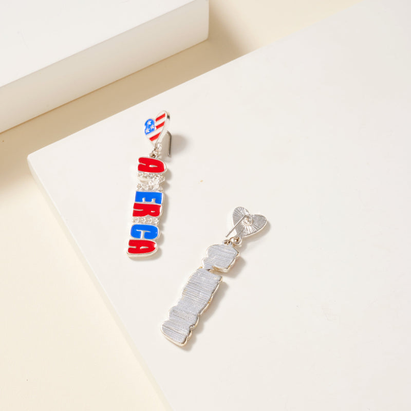 America Dangling Earrings