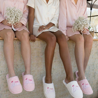Team Bride Cozy Fuzzy Slippers