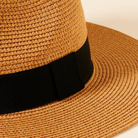 Straw Fedora Hat