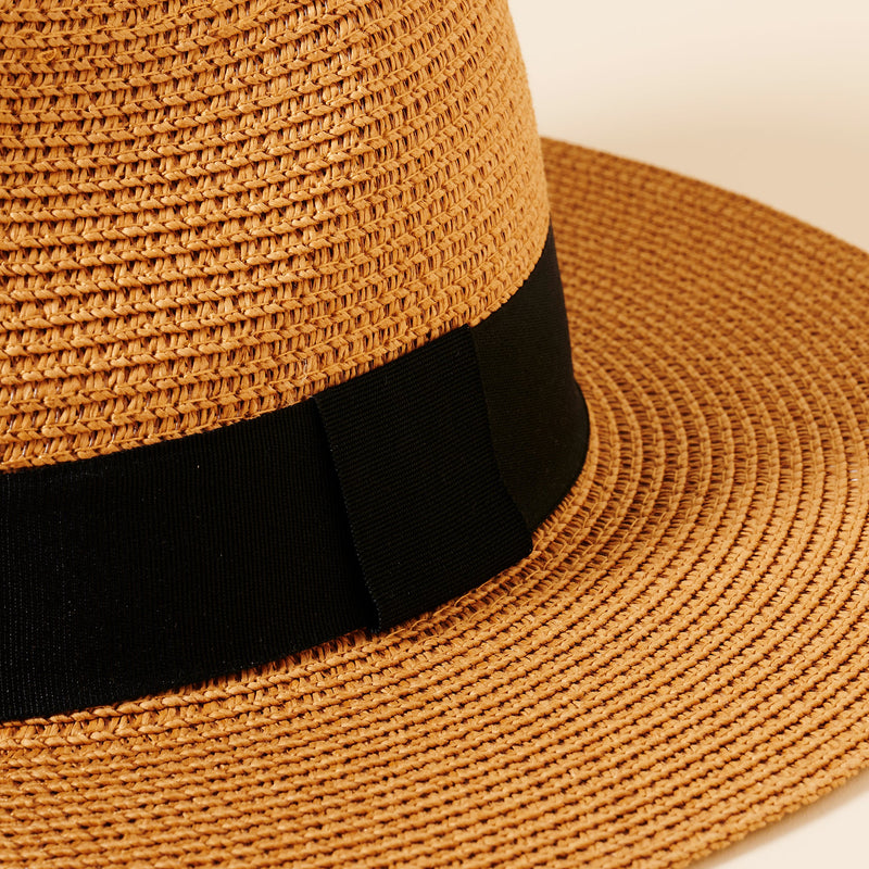 Straw Fedora Hat