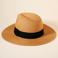 Straw Fedora Hat