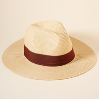 Straw Fedora Hat