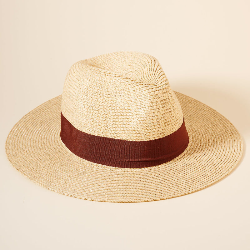 Straw Fedora Hat