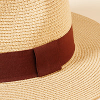 Straw Fedora Hat