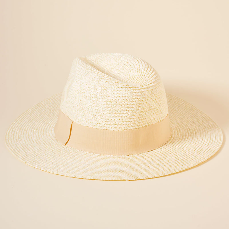 Straw Fedora Hat