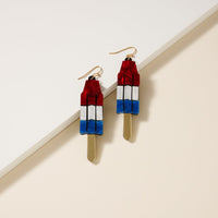 USA Ice Cream Resin Earrings