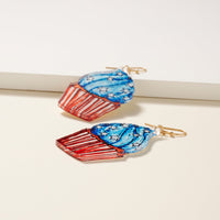 USA Cupcake Dangling Earrings