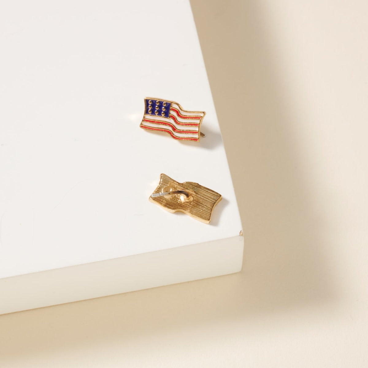 USA Flag Stud Earrings