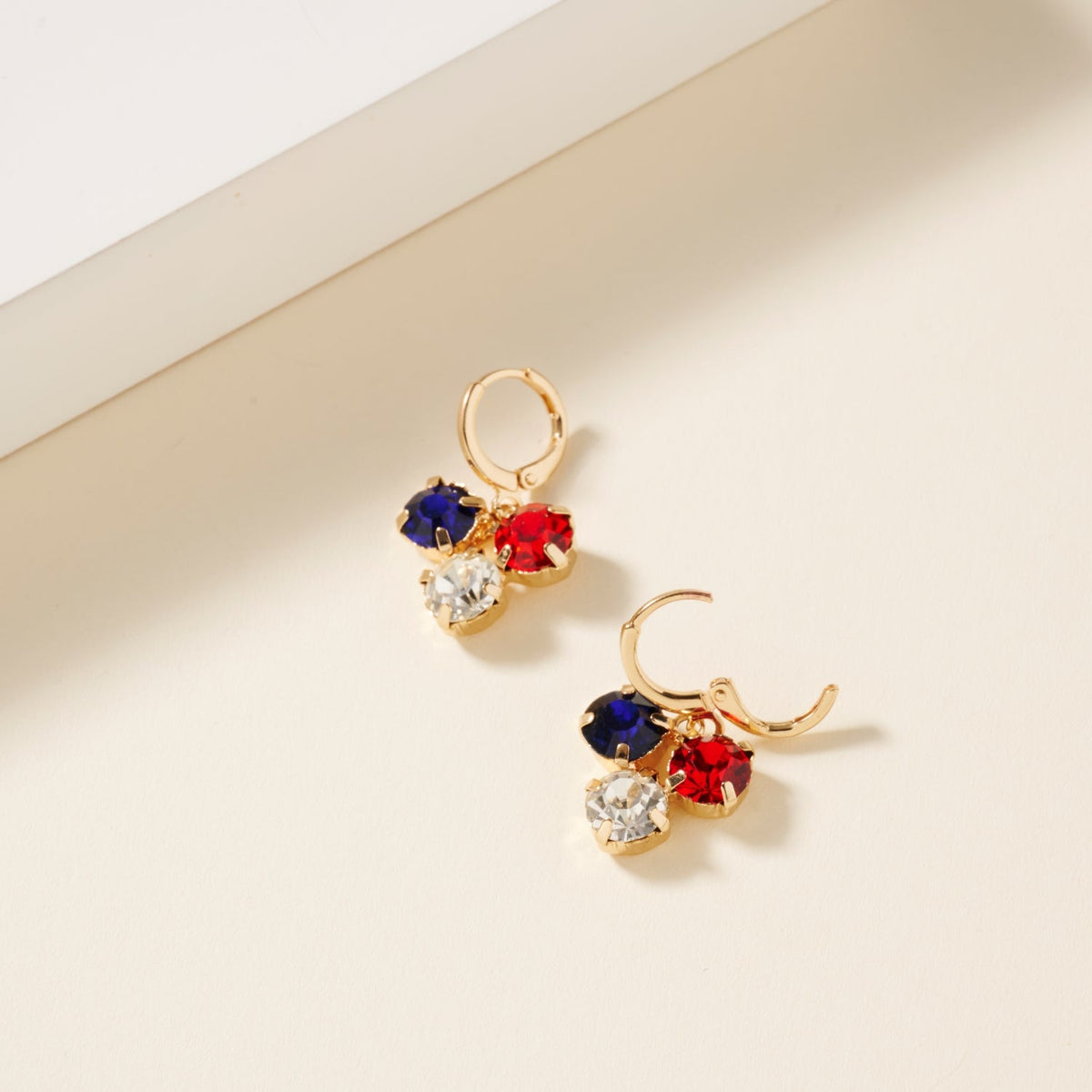 USA Flag Pattern Earrings