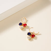 USA Flag Pattern Earrings