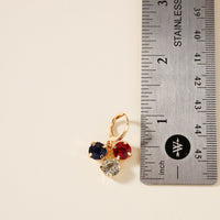 USA Flag Pattern Earrings
