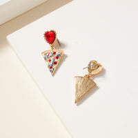 USA Pizza Slice Earrings