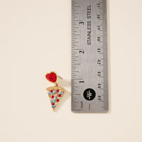 USA Pizza Slice Earrings