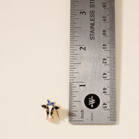 USA Cow Stud Earrings