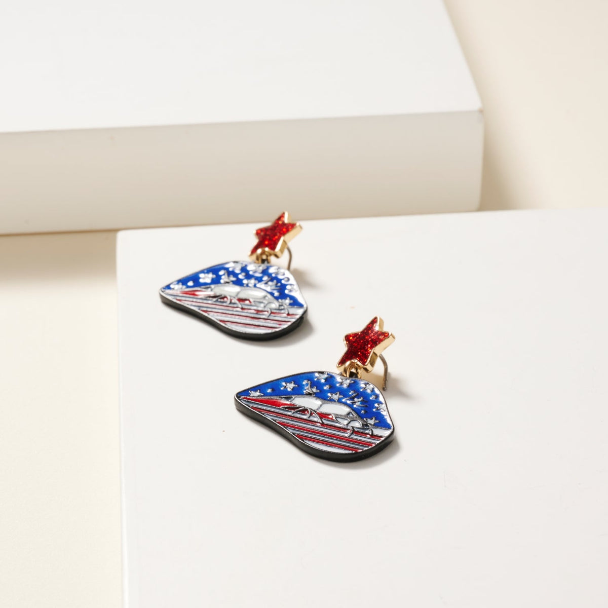USA Lips Earrings