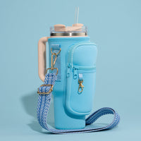 Neoprene Tumbler Bag with Adjustable Crossbody Strap