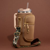 Neoprene Tumbler Bag with Adjustable Shoulder Strap