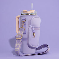 Neoprene Tumbler Crossbody Bag with Strap