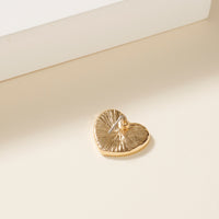 USA Flag Heart Stud Earrings