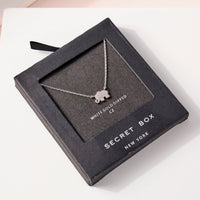 Elephant CZ Secret Box Gold Dip Necklace